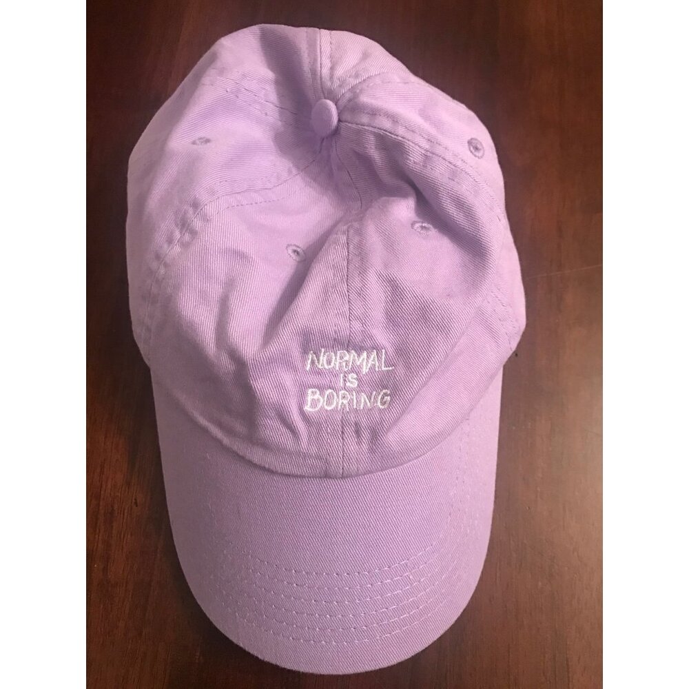 "Normal is Boring" Purple Strapback Hat | Empyre Quality Headwear | NWOT
